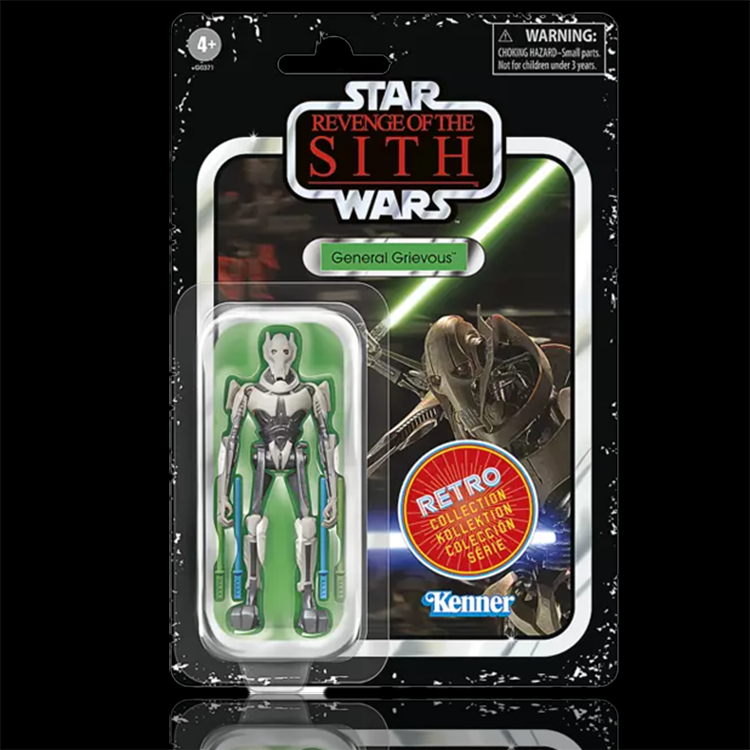 General Grievous Star Wars Retro Collection Action Figure 1:18 Scale ROTS image 0