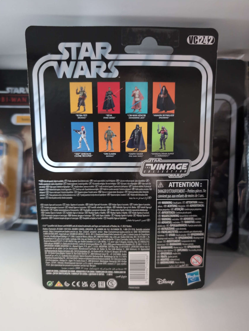 Star Wars The Vintage Collection Reva Third Sister action figure packaging by Hasbro
