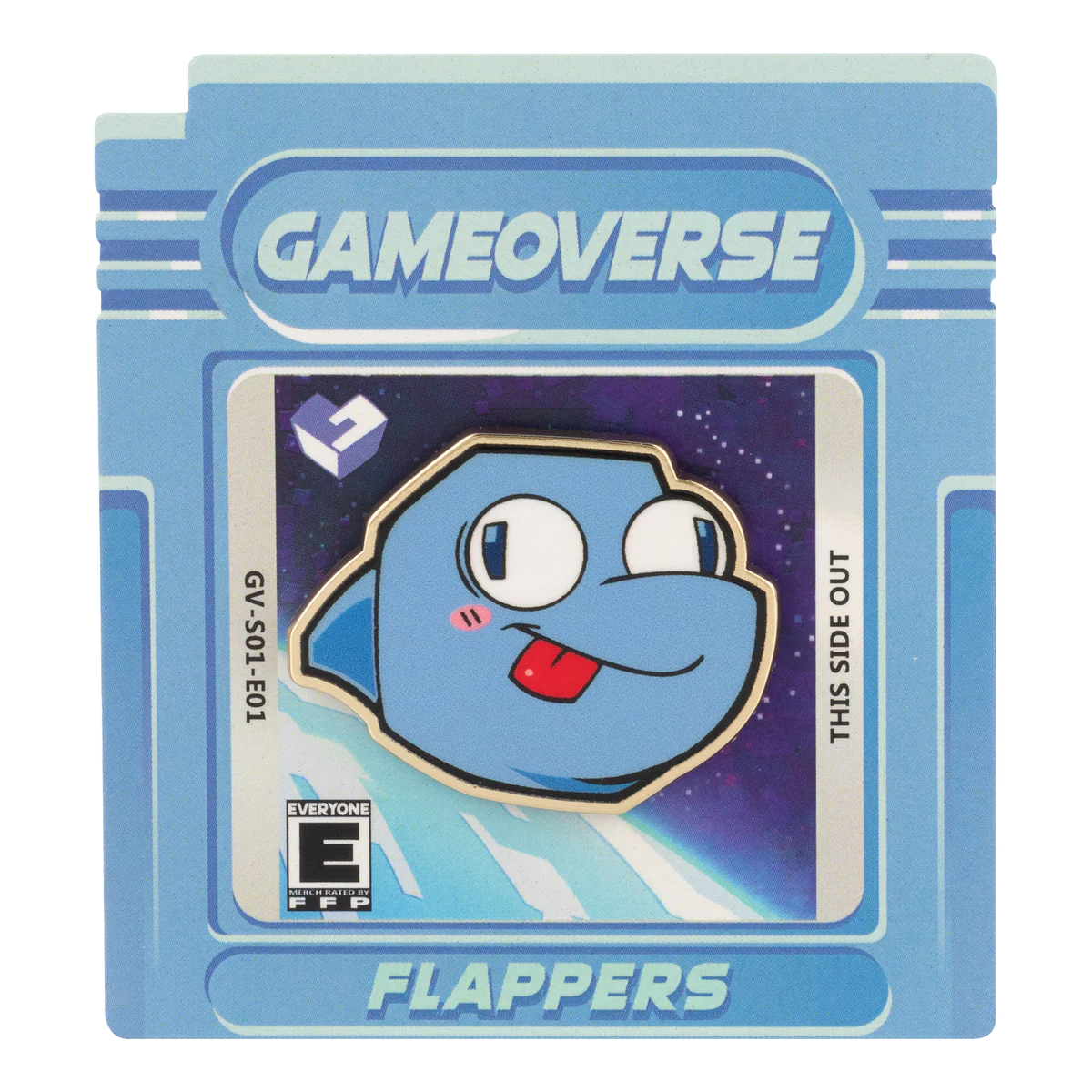 Flappers Pin – Gameoverse Glitch Productions Enamel Collectible