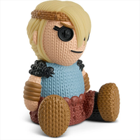 Handmade by Robots Astrid 252 action figure with knitted texture and detailed armor pieces