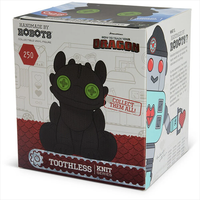 Handmade by Robots Toothless 250 action figure collectible vinyl from How to Train Your Dragon