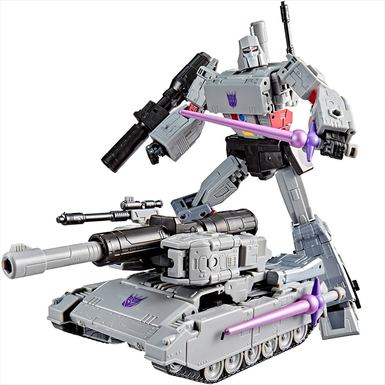 Leader Class Megatron Transformers Movie Studio Series action figure in robot and tank mode by Hasbro