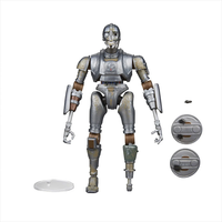 Hasbro Star Wars Black Series SM-33 action figure with metallic finish and accessories on white background