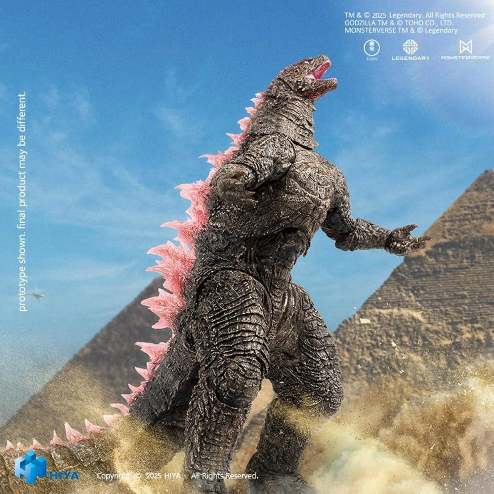 Godzilla Evolved The New Empire Heat Ray Exquisite Basic Series Action Figure NIB with detailed sculpt and glowing dorsal fins by Exquisite