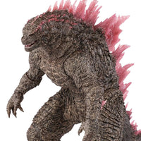 Godzilla Evolved The New Empire Heat Ray Exquisite Basic Series Action Figure NIB with textured brown scales and pink translucent fins by Exquisite