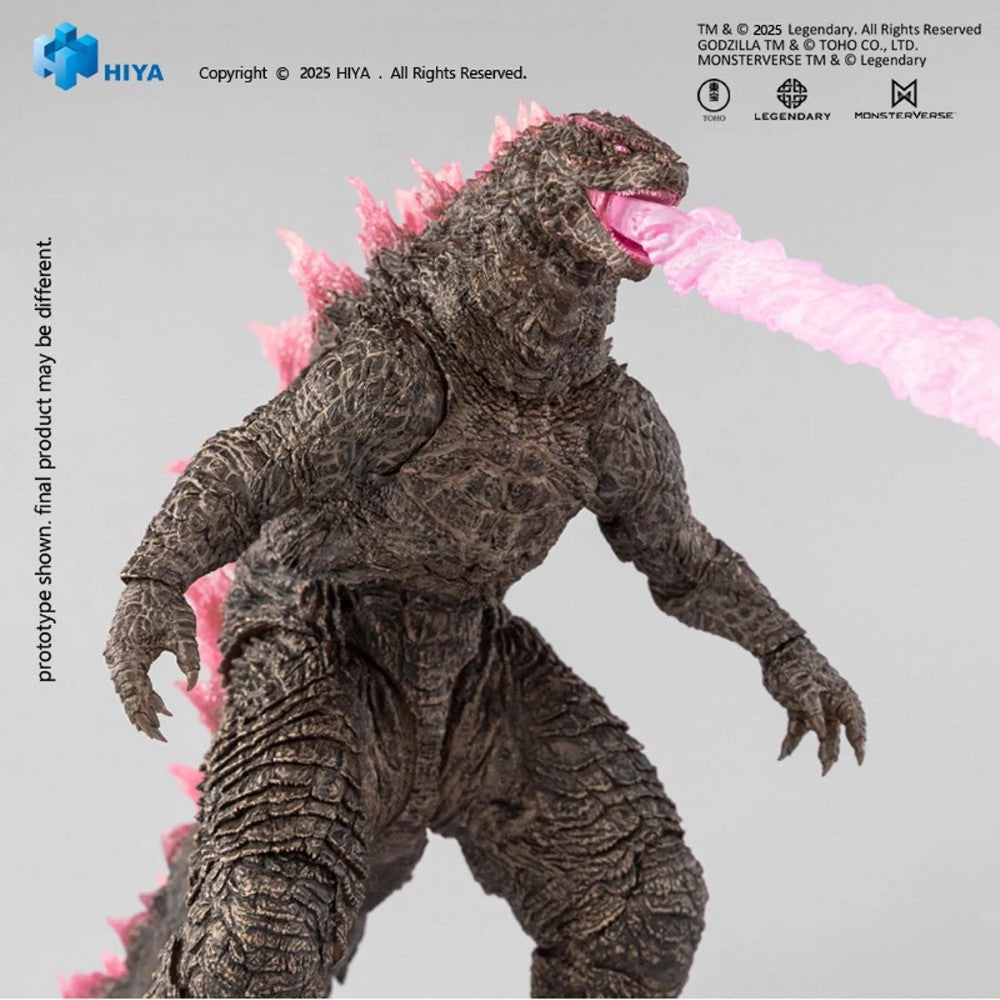 Godzilla Evolved The New Empire Heat Ray Exquisite Basic Series Action Figure NIB with textured sculpt and heat ray effect by Exquisite