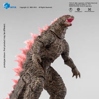 Godzilla Evolved The New Empire Heat Ray Exquisite Basic Series Action Figure NIB with textured sculpt and pink translucent dorsal fins by Exquisite