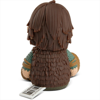 Handmade by Robots Hiccup 251 action figure showing detailed textured hair and clothing from the back