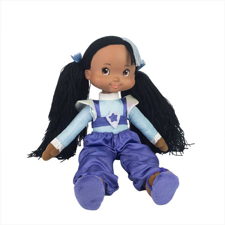 Rainbow Brite Indigo 12-inch plush doll by The Loyal Subjects with signature indigo outfit and detailed facial embroidery