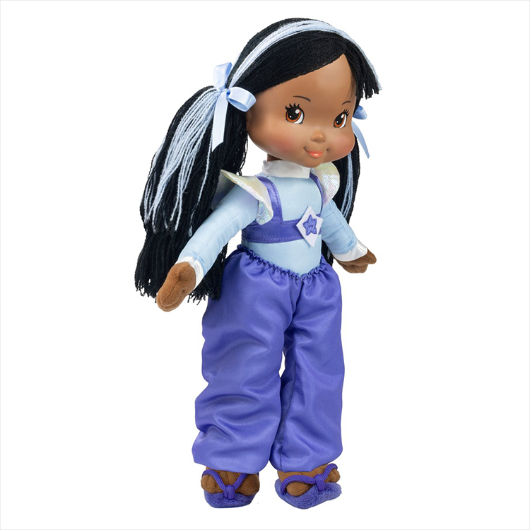 The Loyal Subjects Rainbow Brite Indigo 12-inch collectible plush doll in purple outfit with embroidered details