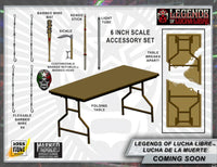Lucha De La Muerte Premium Action Figure Accessory Set Legends of Lucha Libre Premium 1:12 Scale 6"