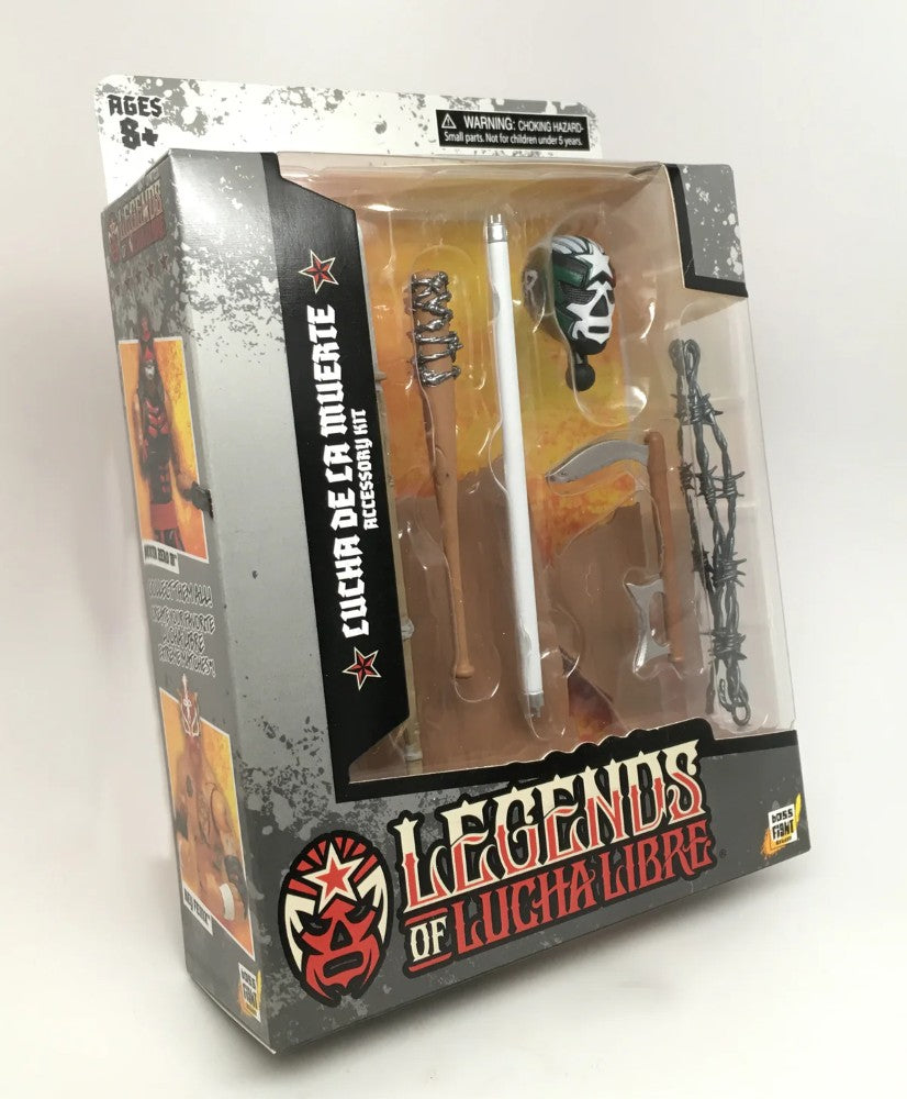 Lucha De La Muerte Premium Action Figure Accessory Set Legends of Lucha Libre Premium 1:12 Scale 6"