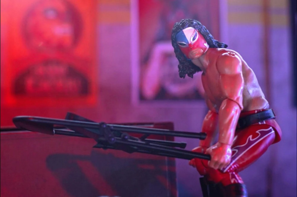 Lucha De La Muerte Premium Action Figure Accessory Set Legends of Lucha Libre Premium 1:12 Scale 6"