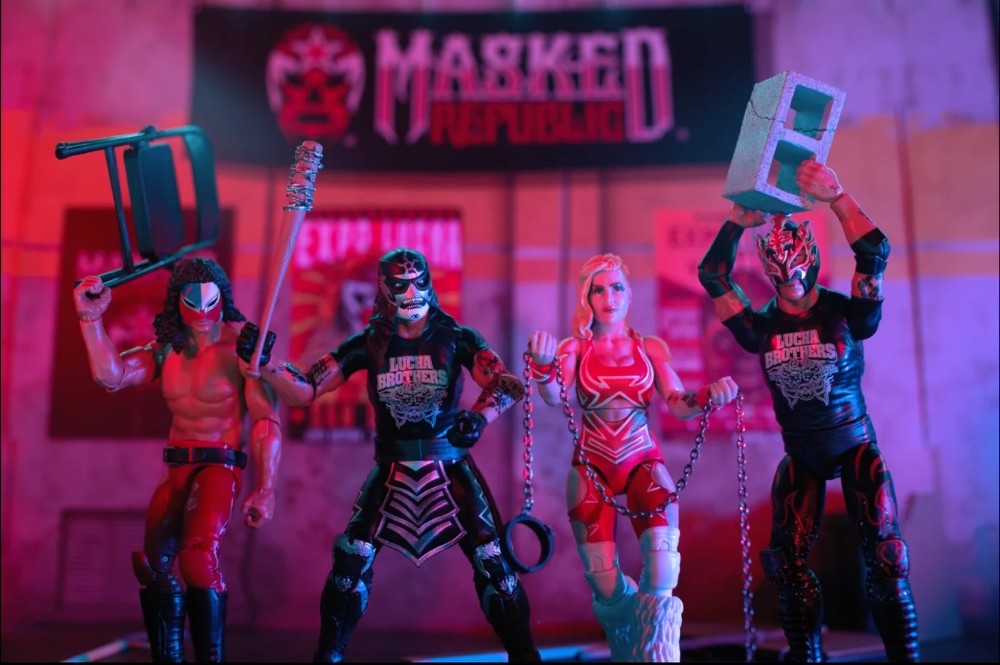 Lucha De La Muerte Premium Action Figure Accessory Set Legends of Lucha Libre Premium 1:12 Scale 6"