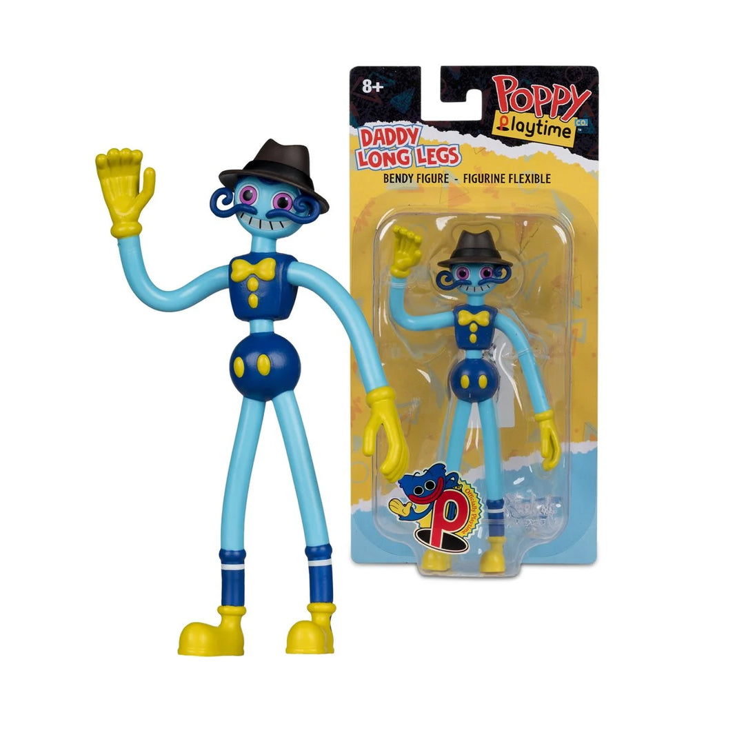 Daddy Long Legs 4.5" Bendable Figure McFarlane Poppy Playtime Wave 2 McFarlane Toys blue figure in package