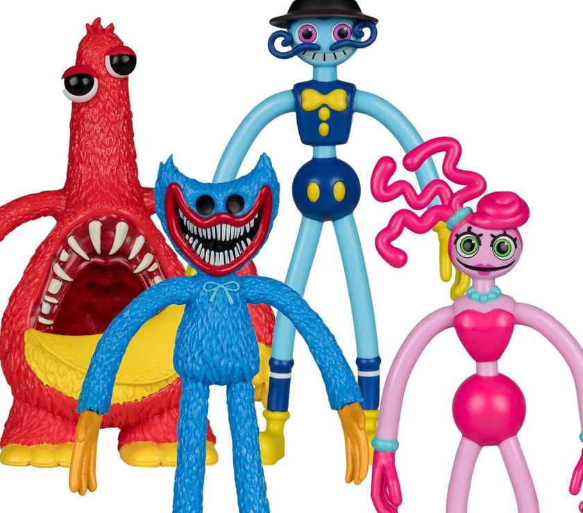 McFarlane Poppy Playtime Nightmare Huggy 4.5-Inch Bendable Figure