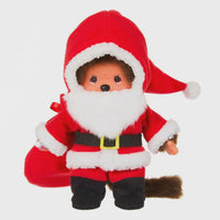 Sekiguchi Monchhichi Boy Santa Claus Plush 8" Monkey
