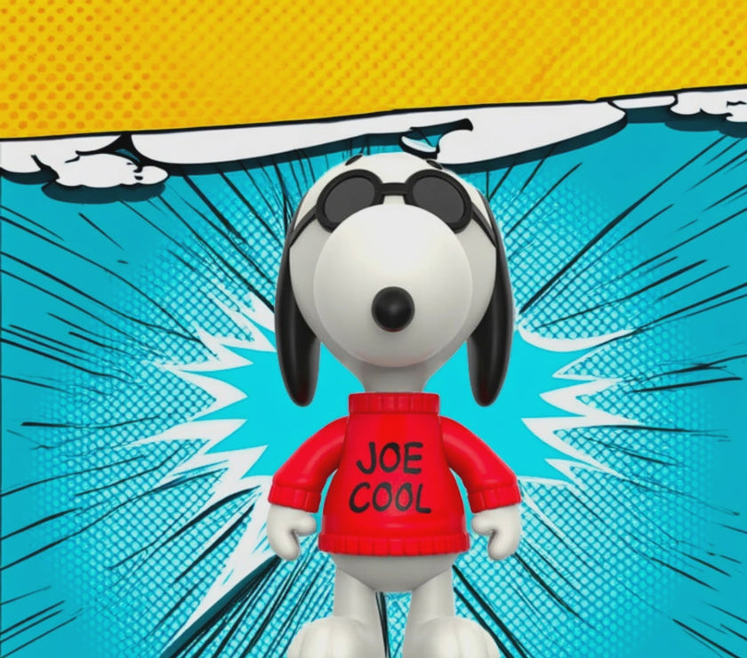 Snoopy Joe Cool - ReAction Figures 3.75" from Charles M. Schulz's Peanuts