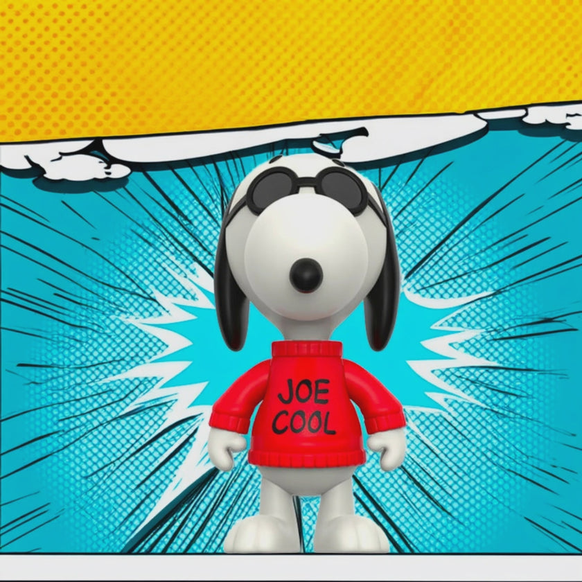 Snoopy Joe Cool - ReAction Figures 3.75" from Charles M. Schulz's Peanuts