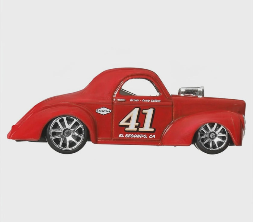 Hot Wheels Vintage Racing Salt Flat Racers - 1941 Willys