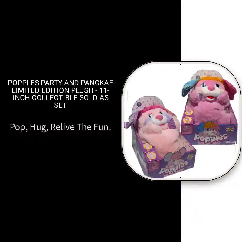Popples Party and Panckae Limited Edition Plush - 11-Inch Collectible Sold as Set by@Outfy