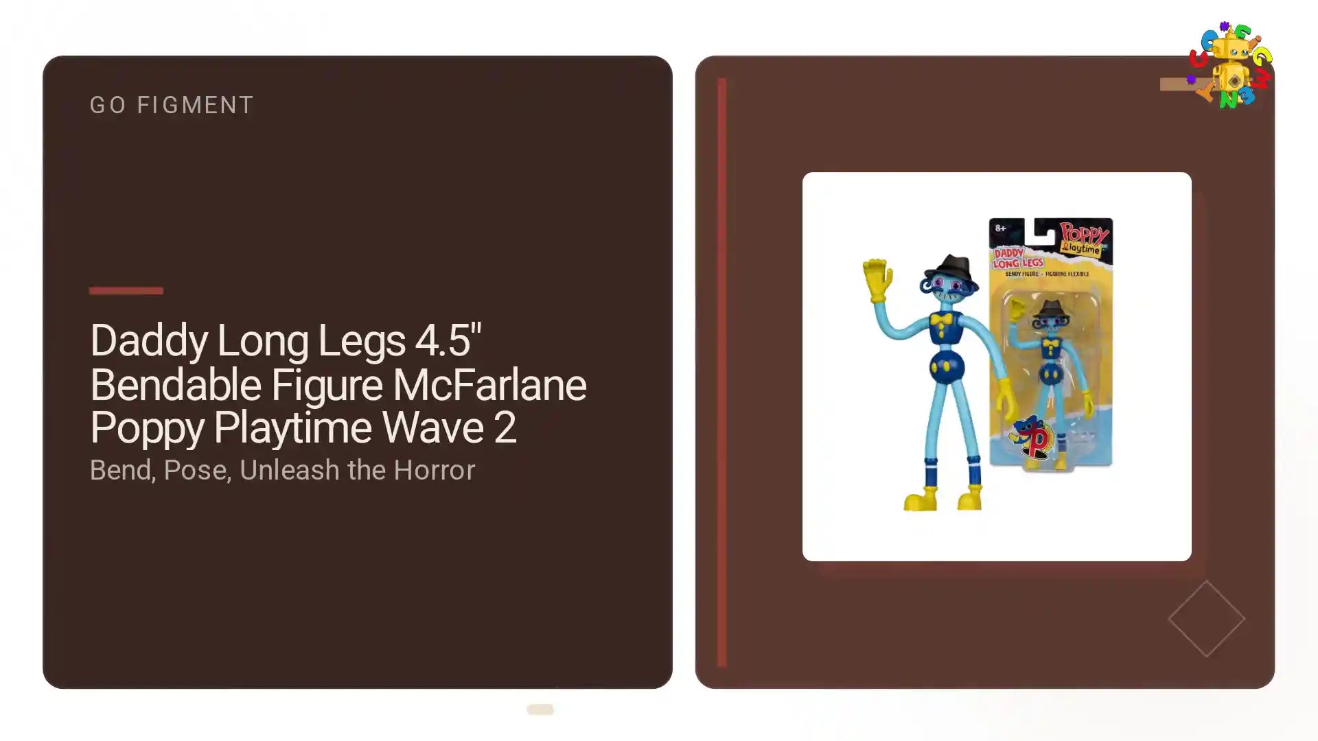 Daddy Long Legs 4.5" Bendable Figure McFarlane Poppy Playtime Wave 2 by@Outfy