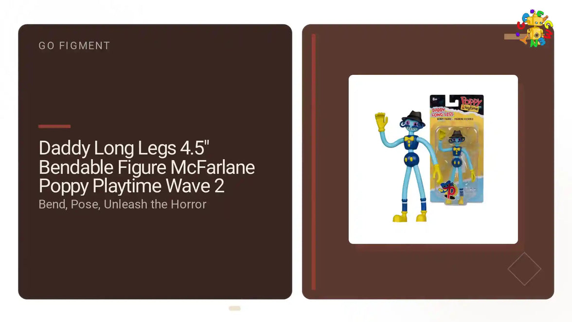 Daddy Long Legs 4.5" Bendable Figure McFarlane Poppy Playtime Wave 2 by@Outfy