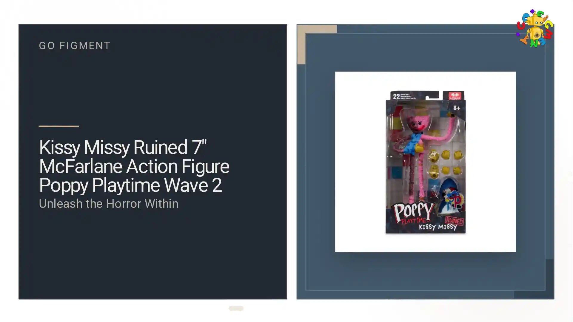 Kissy Missy Ruined 7" McFarlane Action Figure Poppy Playtime Wave 2 by@Outfy