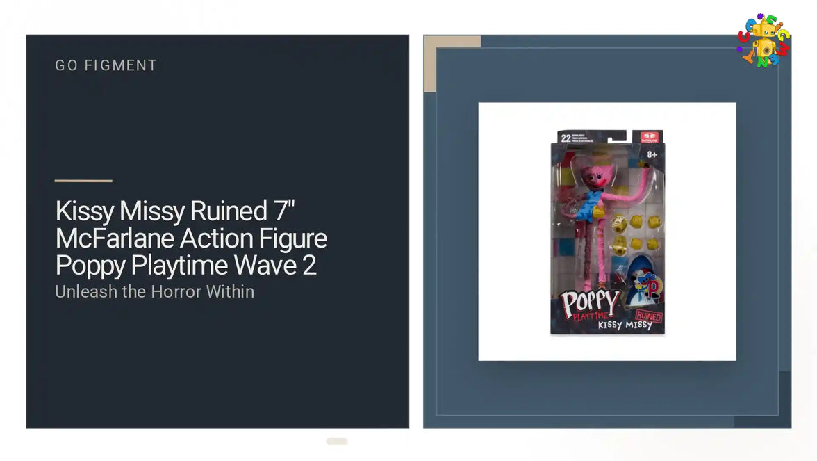 Kissy Missy Ruined 7" McFarlane Action Figure Poppy Playtime Wave 2 by@Outfy
