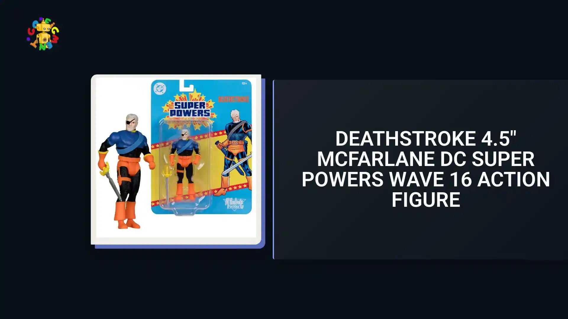 Deathstroke 4.5" McFarlane DC Super Powers Wave 16 Action Figure by@Outfy