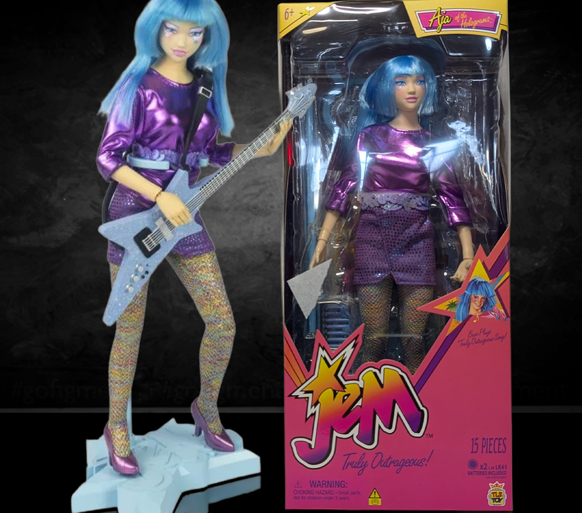 Jem and the Holograms Aja 12-Inch Fashion Doll – Collector's VIP Set