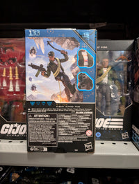 Hasbro GI Joe Classified Series Albert “Alpine” Pine 6-inch action figure packaging back mountain climbing scene