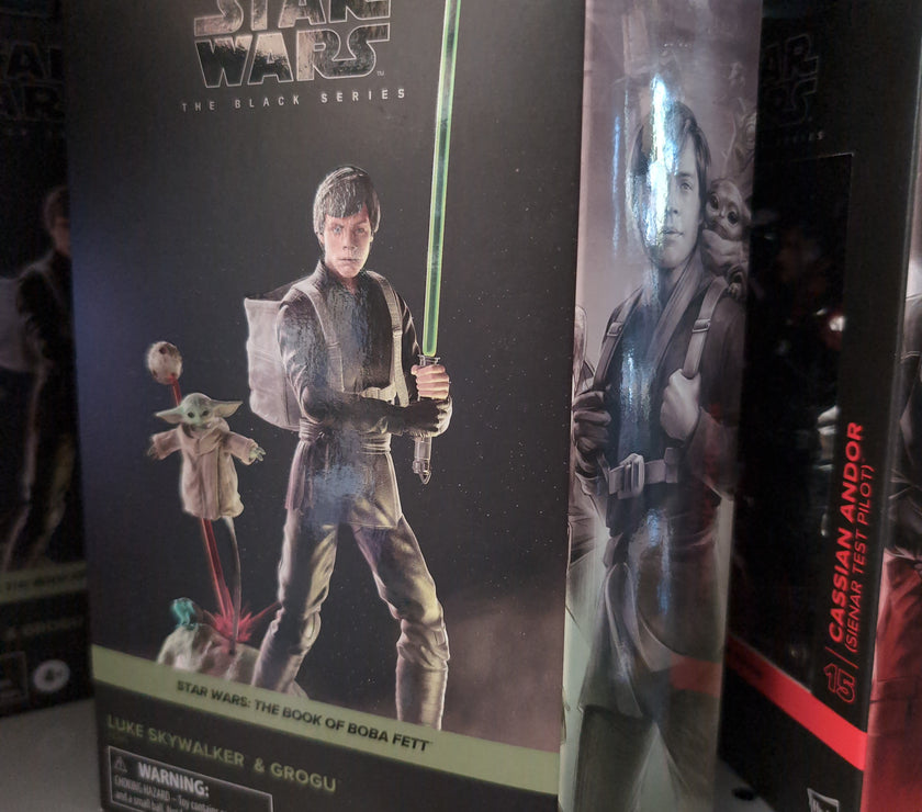 Luke Skywalker and Grogu BOBF Action Figure Star Wars Black Series 1:12