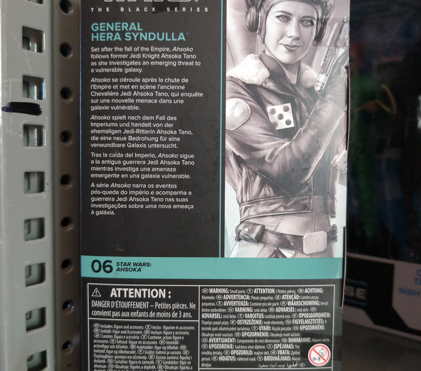 General Hera Syndulla Ahsoka Action Figure Star Wars Black Series 1:12 Scale