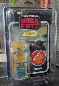 Grogu Star Wars Retro Collection Action Figure in case BOBF by Kenner, new in box 3.75-inch scale collectible toy