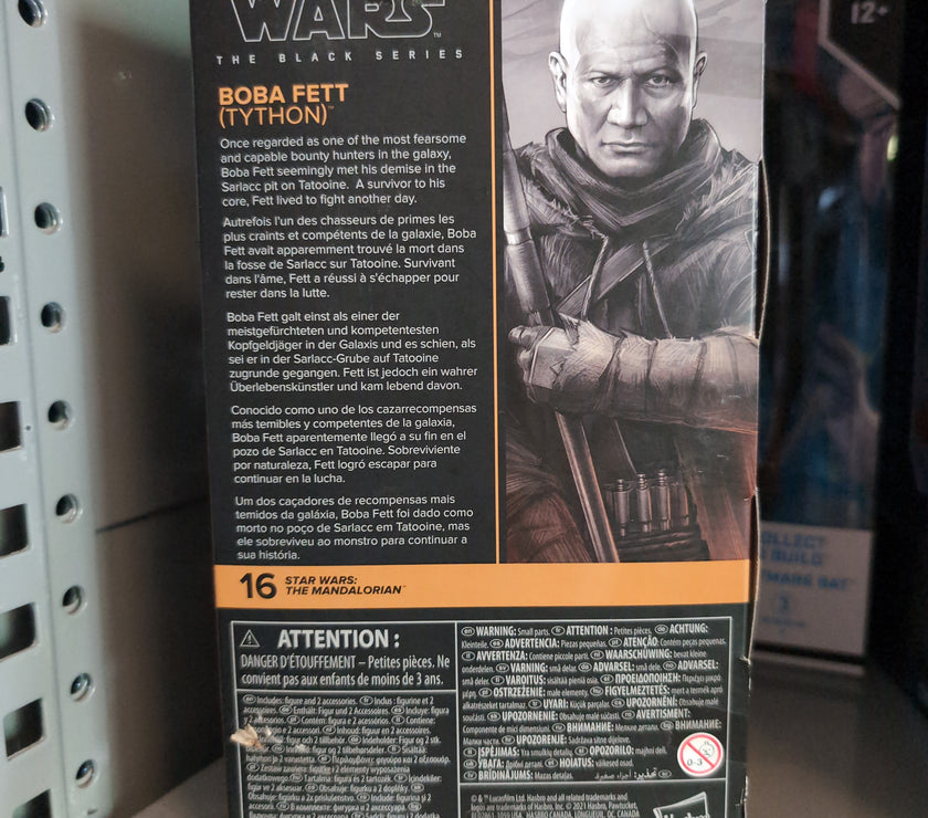 Boba Fett (Tython) Action Figure Star Wars Black Series 1:12 Scale
