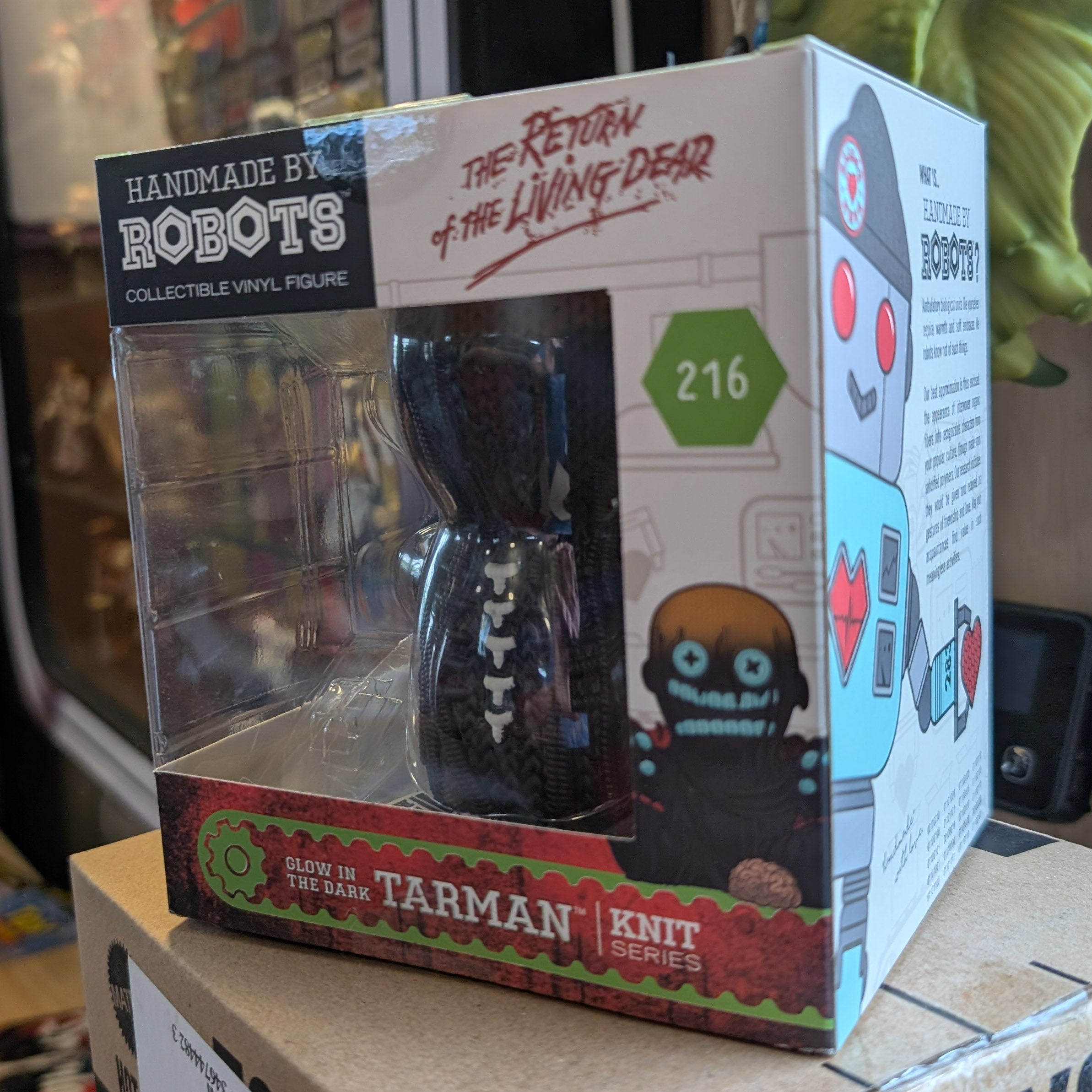 Tarman "Glow" Return of the Living Dead Vinyl Figure Handmade by Robots