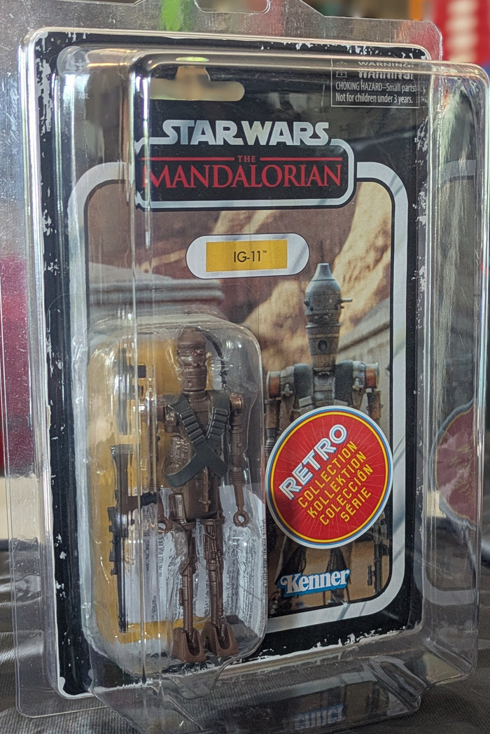 IG-11 Star Wars Retro Collection Action Figure in case MANDO by Kenner, new in box 3.75-inch scale collectible