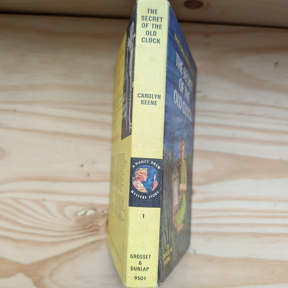 1 The Secret of the Old Clock Nancy Drew Mystery Books -1959 (be) vintage hardcover by Grosset & Dunlap, Inc.
