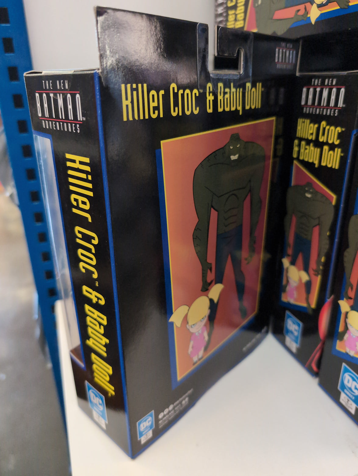 McFarlane The New Batman Adventures Killer Croc and Baby Doll action figure boxed collectible set