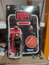 Fennec Shand 1:18 scale Star Wars action figure by Kenner in retro-style Book of Boba Fett packaging