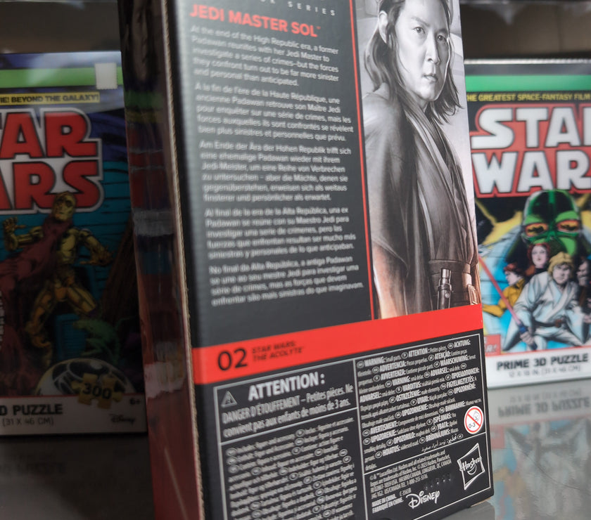Jedi Master Sol Action Figure Star Wars Black Series 1:12 Scale