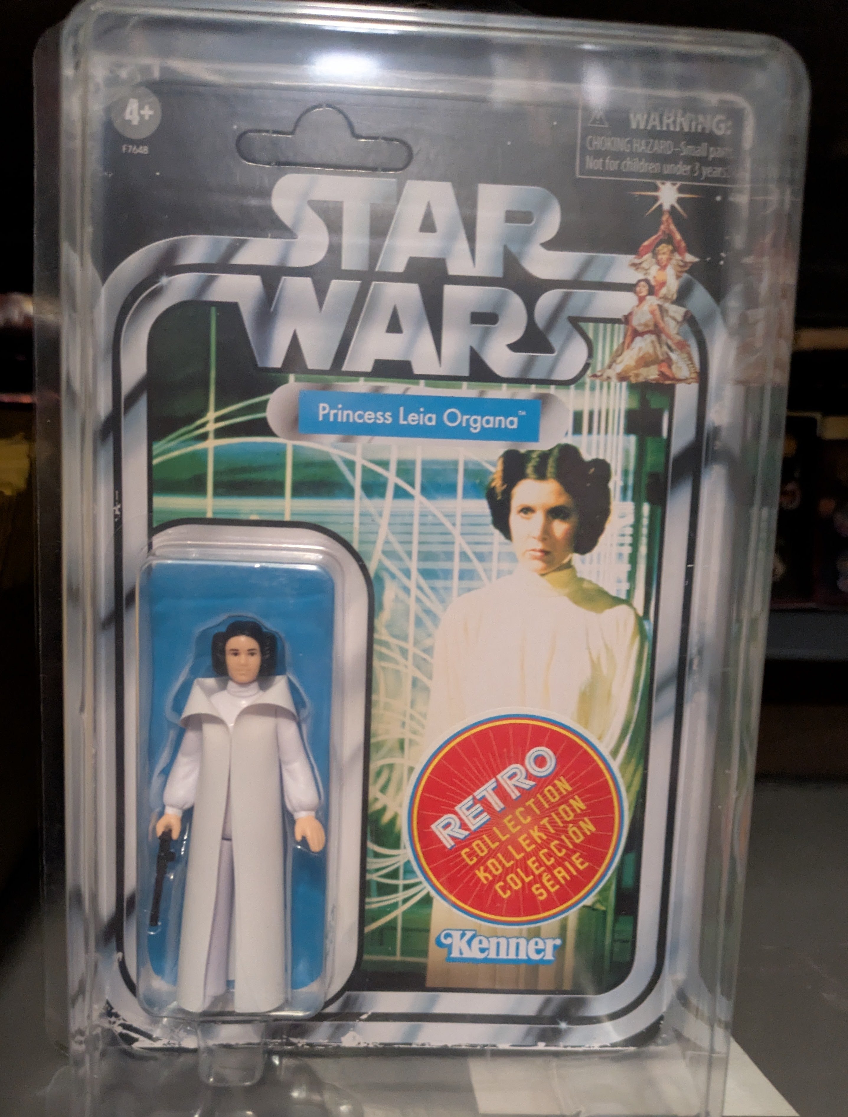 Princess Leia Organa Star Wars Retro Collection Action Figure in case ANH