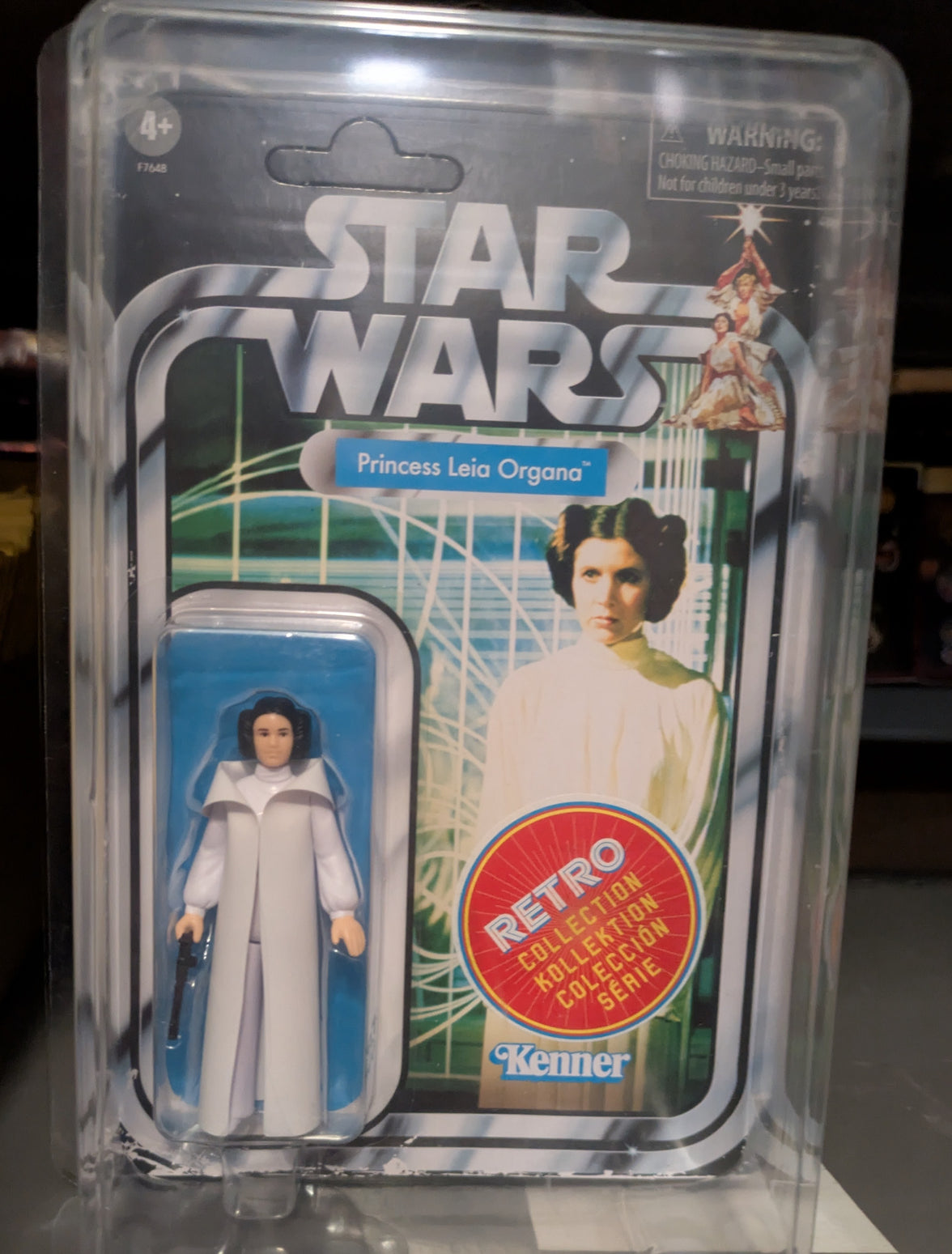 Princess Leia Organa Star Wars Retro Collection Action Figure in case ANH