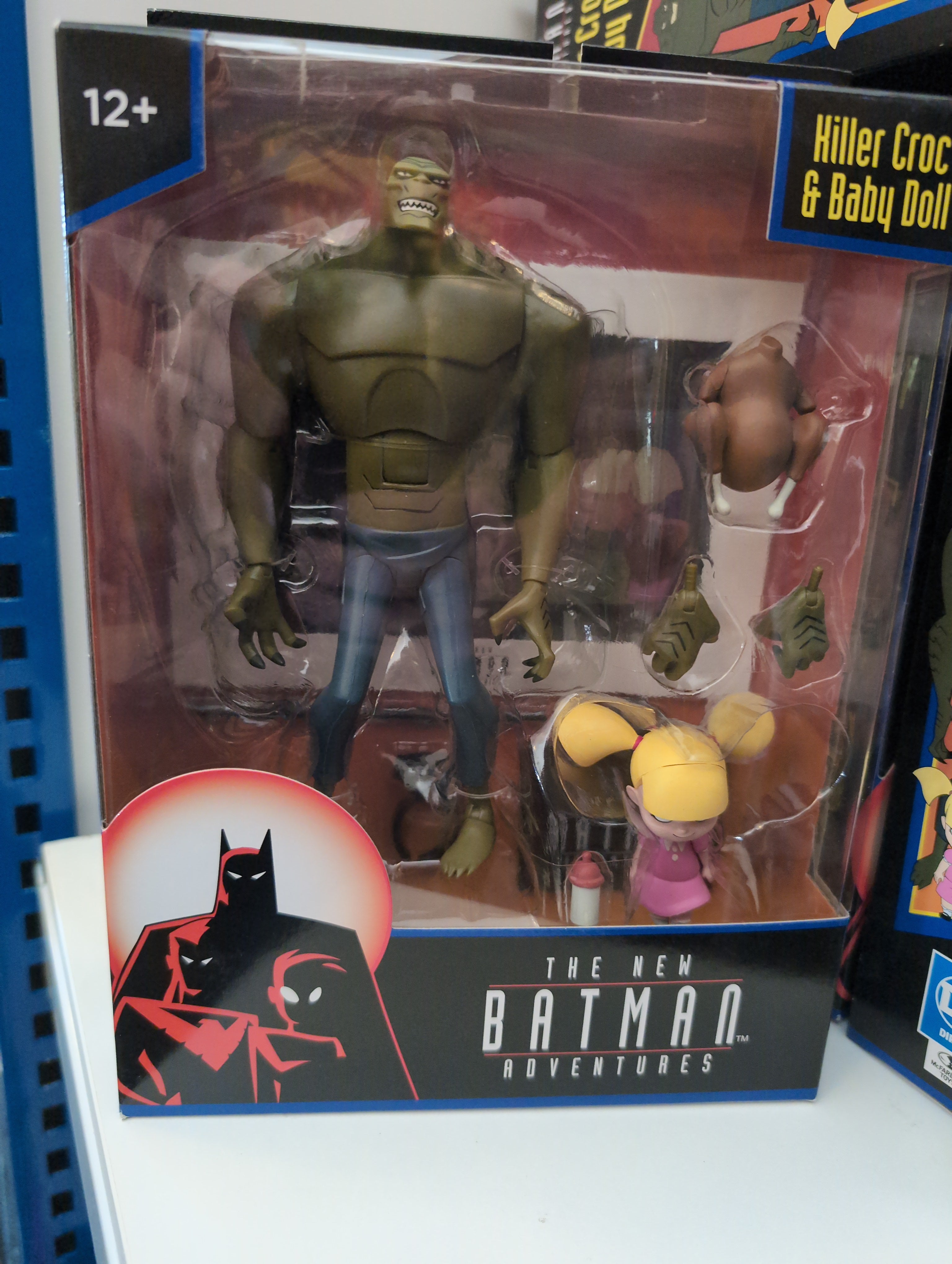 McFarlane Toys New Batman Adventures Killer Croc and Baby Doll 6-inch articulated action figure set in packaging