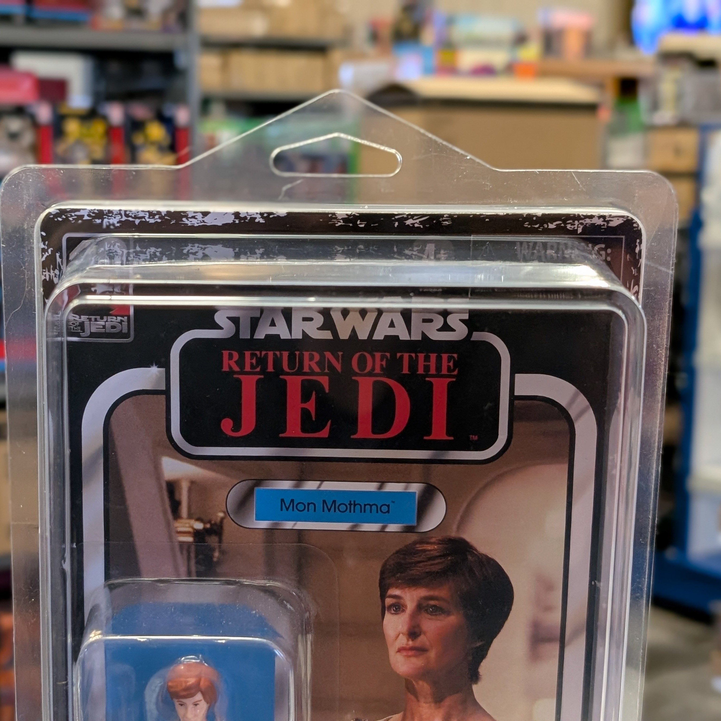 Kenner Star Wars Retro Collection Return of the Jedi Mon Mothma 3.75-inch action figure in clamshell packaging mint condition