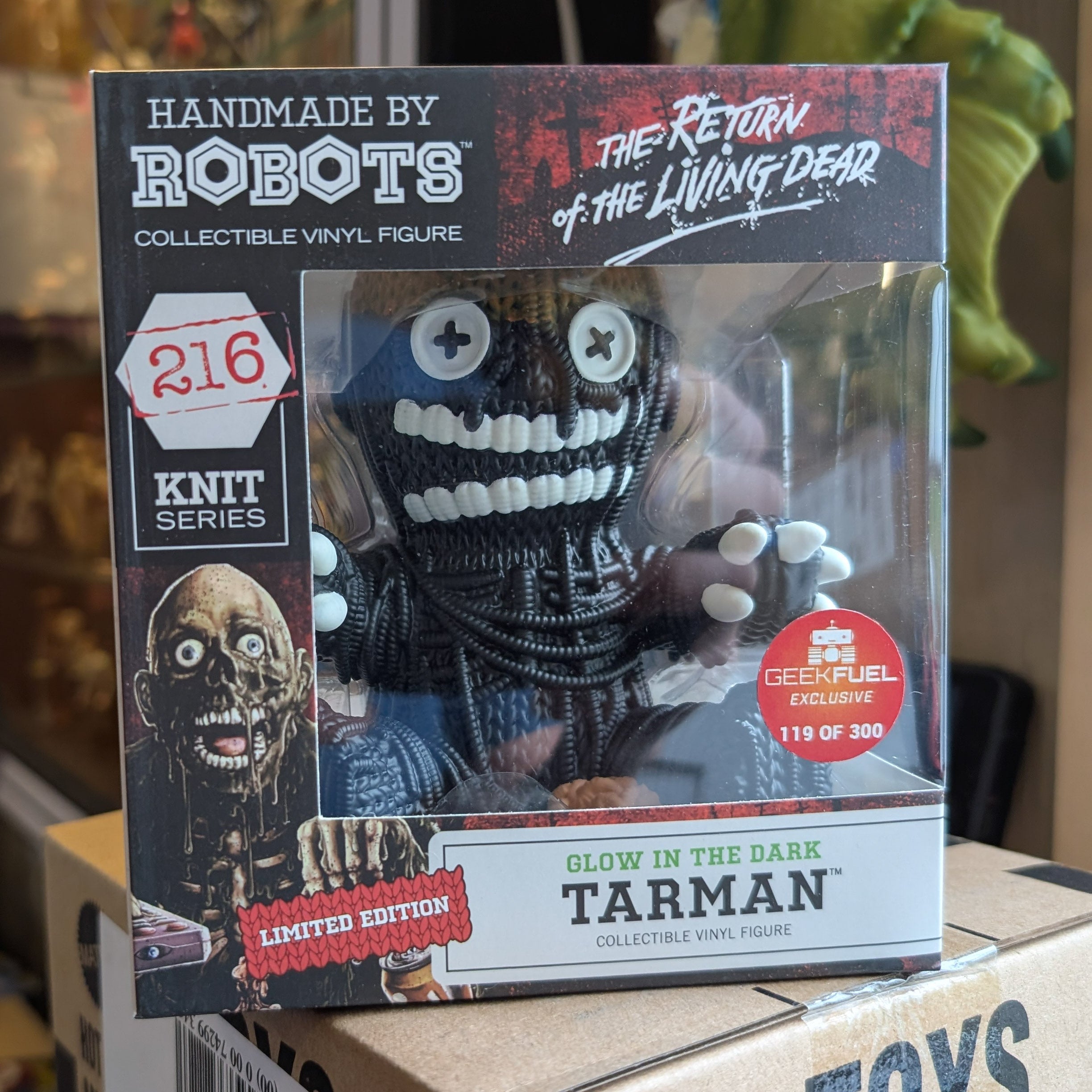 Tarman "Glow" Return of the Living Dead Vinyl Figure Handmade by Robots
