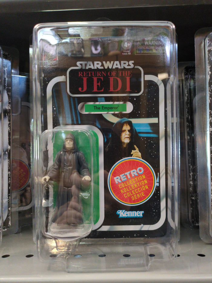 The Emperor Star Wars Retro Collection Action Figure 1:18 Scale ROTJ by Kenner, new in box collectible toy