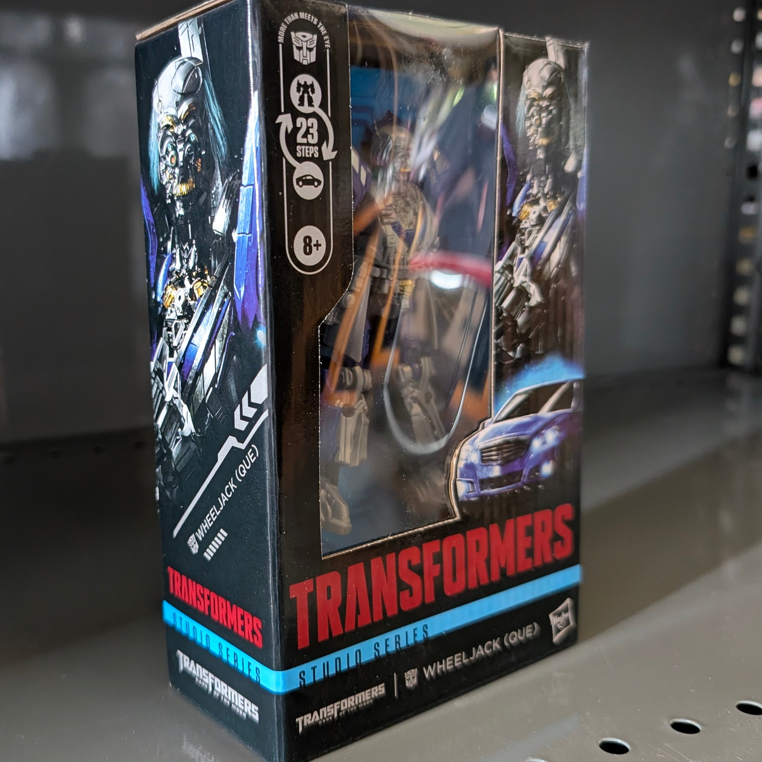 Wheeljack Transformers:Dark of the Moon Studio Series Action Figure by Hasbro in retail packaging on display shelf