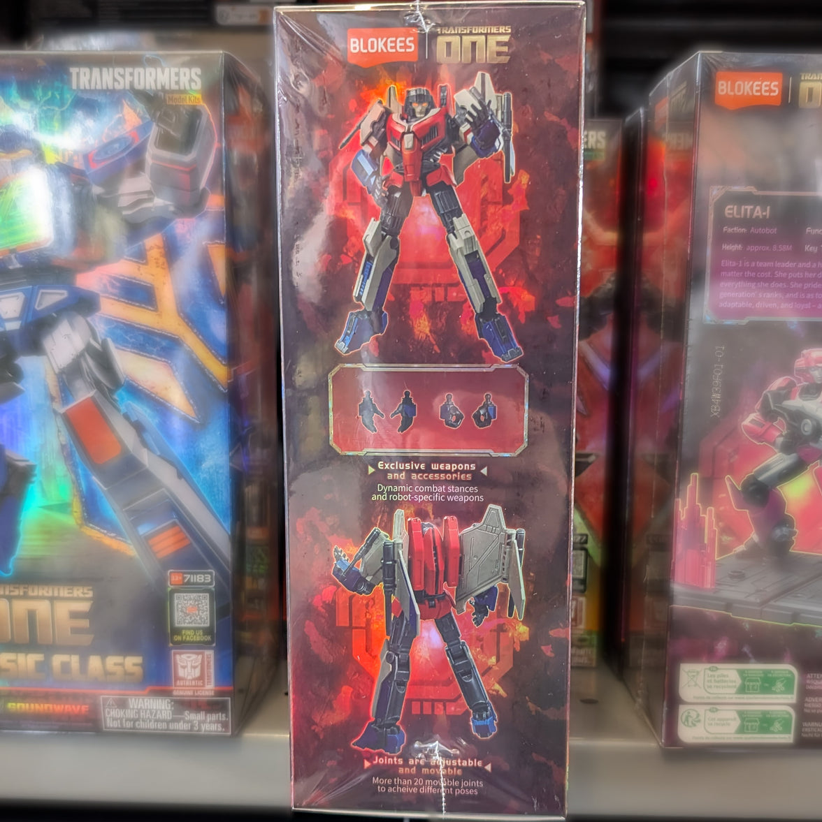 Transformers Classic Class Starscream Blokees Model Kit